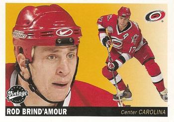 #46 Rod Brind'Amour - Carolina Hurricanes - 2002-03 Upper Deck Vintage Hockey