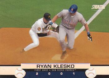 #46 Ryan Klesko - San Diego Padres - 2001 Stadium Club Baseball