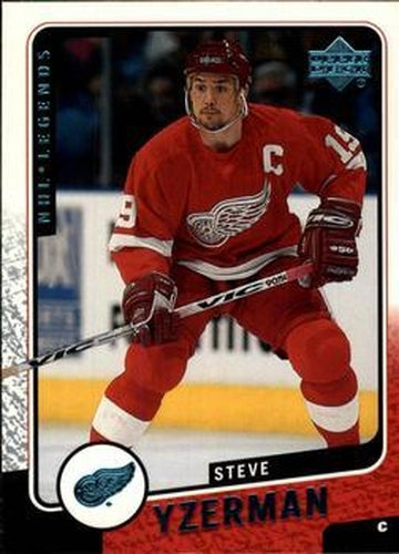 #46 Steve Yzerman - Detroit Red Wings - 2000-01 Upper Deck Legends Hockey