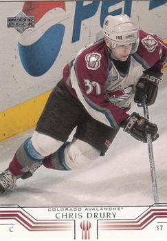 #46 Chris Drury - Colorado Avalanche - 2001-02 Upper Deck Hockey