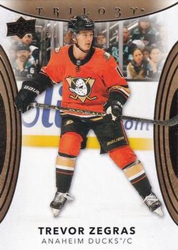 #46 Trevor Zegras - Anaheim Ducks - 2022-23 Upper Deck Trilogy Hockey