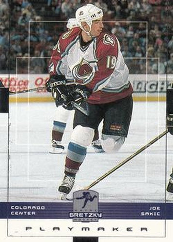 #46 Joe Sakic - Colorado Avalanche - 1999-00 Upper Deck Wayne Gretzky Hockey