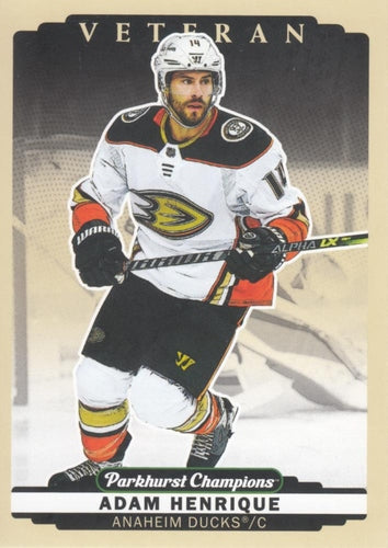 #46 Adam Henrique - Anaheim Ducks - 2022-23 Parkhurst Champions Hockey