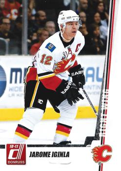 #46 Jarome Iginla - Calgary Flames - 2010-11 Donruss Hockey