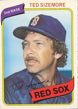 #46 Ted Sizemore - Boston Red Sox - 1980 O-Pee-Chee Baseball