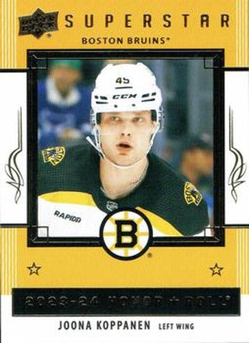 #HR46 Joona Koppanen - Boston Bruins - 2023-24 Upper Deck - Honor Roll Hockey