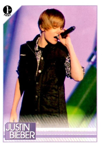 #46 Both Justin and Nickelodeon can boast a very l - 2010 Panini Justin Bieber