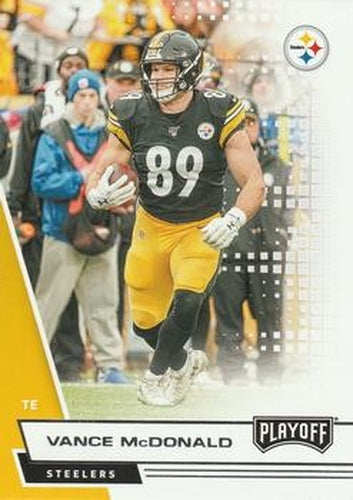#46 Vance McDonald - Pittsburgh Steelers - 2020 Panini Playoff Football