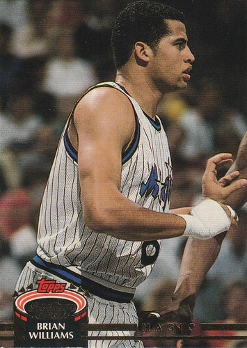 #46 Brian Williams - Orlando Magic - 1992-93 Stadium Club Basketball