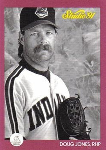 #46 Doug Jones - Cleveland Indians - 1991 Studio Baseball