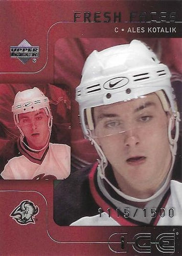 #46 Ales Kotalik - Buffalo Sabres - 2001-02 Upper Deck Ice Hockey