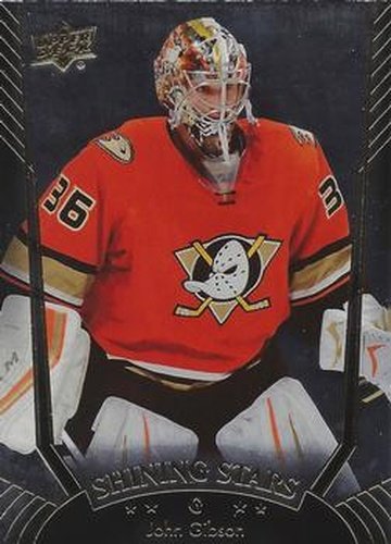 #SS-46 John Gibson - Anaheim Ducks - 2016-17 Upper Deck - Shining Stars Hockey