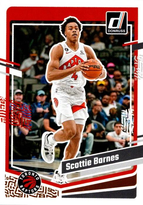 #46 Scottie Barnes - Toronto Raptors - 2023-24 Donruss Basketball