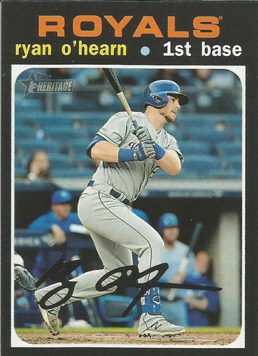 #470 Ryan O'Hearn - Kansas City Royals - 2020 Topps Heritage Baseball