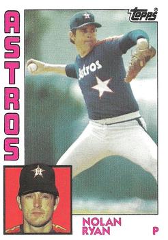 #470 Nolan Ryan - Houston Astros - 1984 Topps Baseball