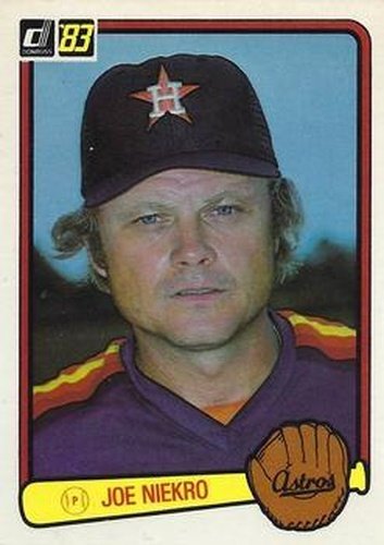 #470 Joe Niekro - Houston Astros - 1983 Donruss Baseball
