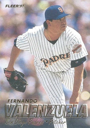 #471 Fernando Valenzuela - San Diego Padres - 1997 Fleer Baseball