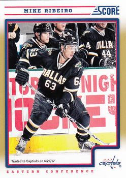 #471 Mike Ribeiro - Washington Capitals - 2012-13 Score - Gold Rush Hockey