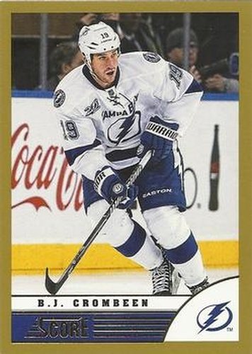 #471 B.J. Crombeen - Tampa Bay Lightning - 2013-14 Score - Gold Hockey