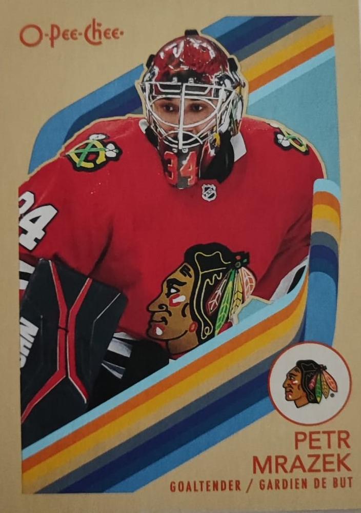 #472 Petr Mrazek - Chicago Blackhawks - 2023-24 O-Pee-Chee - Retro Hockey
