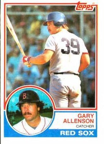 #472 Gary Allenson - Boston Red Sox - 1983 Topps Baseball