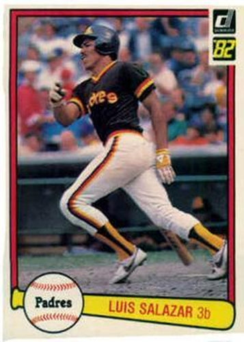 #472 Luis Salazar - San Diego Padres - 1982 Donruss Baseball