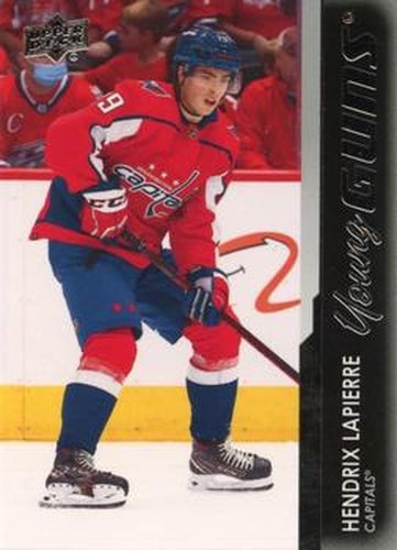 #472 Hendrix Lapierre - Washington Capitals - 2021-22 Upper Deck Hockey