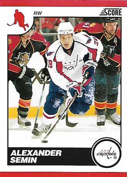 #472 Alexander Semin - Washington Capitals - 2010-11 Score Hockey