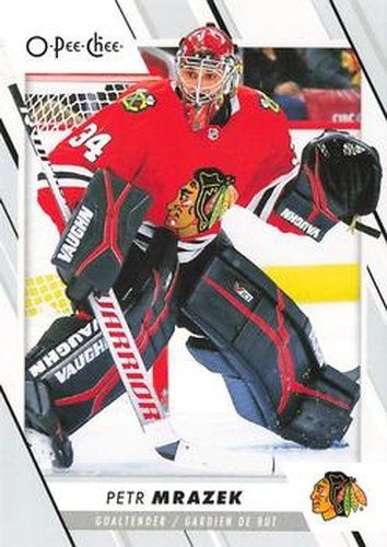 #472 Petr Mrazek - Chicago Blackhawks - 2023-24 O-Pee-Chee Hockey