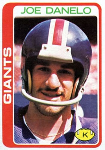 #472 Joe Danelo - New York Giants - 1978 Topps Football