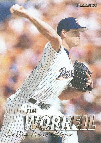#473 Tim Worrell - San Diego Padres - 1997 Fleer Baseball
