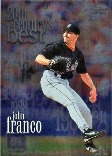 #473 Active ERA Leaders - John Franco - New York Mets - 2000 Topps Baseball