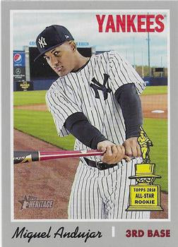 #473 Miguel Andujar - New York Yankees - 2019 Topps Heritage Baseball