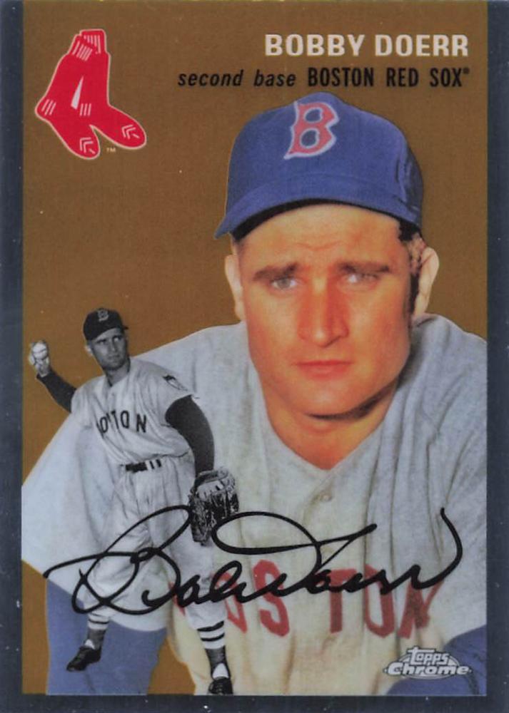 #473 Bobby Doerr - Boston Red Sox - 2023 Topps Chrome Platinum Anniversary Baseball