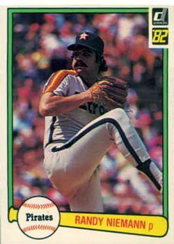 #473 Randy Niemann - Pittsburgh Pirates - 1982 Donruss Baseball