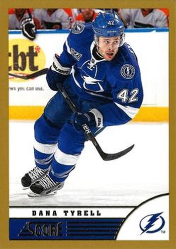 #473 Dana Tyrell - Tampa Bay Lightning - 2013-14 Score - Gold Hockey
