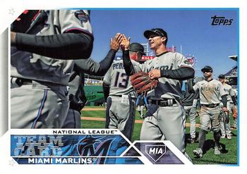 #473 Miami Marlins - Miami Marlins - 2023 Topps Baseball