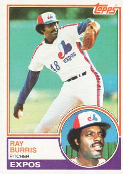 #474 Ray Burris - Montreal Expos - 1983 Topps Baseball