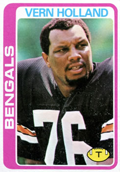 #474 Vern Holland - Cincinnati Bengals - 1978 Topps Football