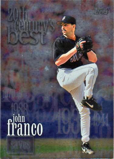 #474 Active Saves Leaders - John Franco - New York Mets - 2000 Topps Baseball