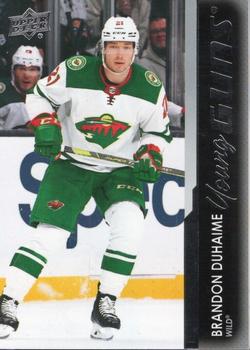 #474 Brandon Duhaime - Minnesota Wild - 2021-22 Upper Deck Hockey