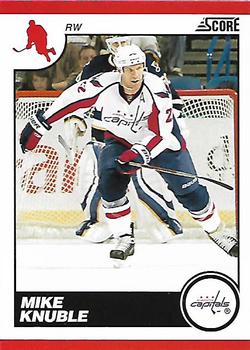 #474 Mike Knuble - Washington Capitals - 2010-11 Score Hockey