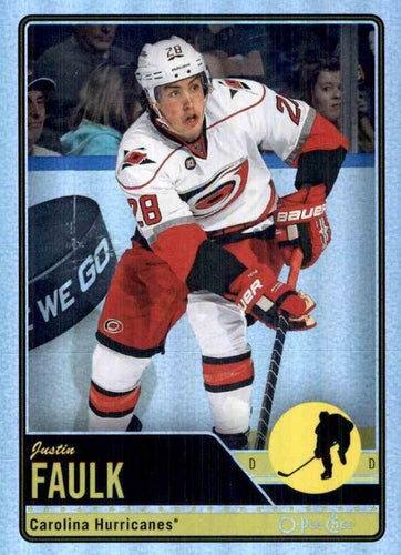#474 Justin Faulk - Carolina Hurricanes - 2012-13 O-Pee-Chee - Rainbow Hockey