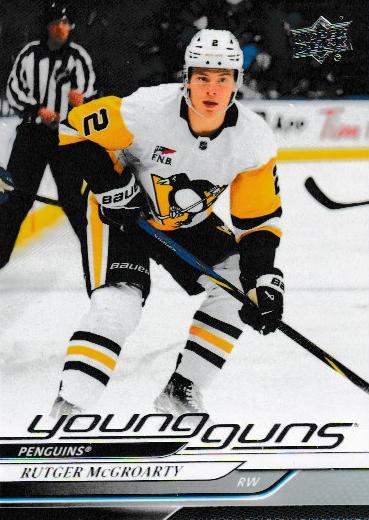 #474 Rutger McGroarty - Pittsburgh Penguins - 2024-25 Upper Deck Hockey