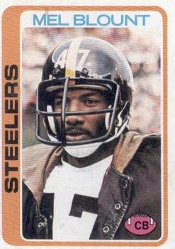#475 Mel Blount - Pittsburgh Steelers - 1978 Topps Football