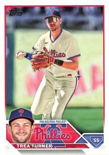 #475 Trea Turner - Philadelphia Phillies - 2023 Topps Baseball