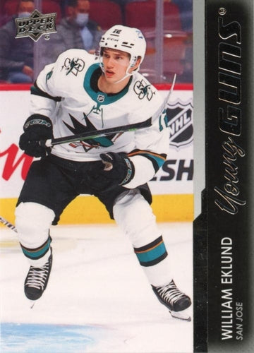 #475 William Eklund - San Jose Sharks - 2021-22 Upper Deck Hockey