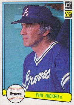 #475 Phil Niekro - Atlanta Braves - 1982 Donruss Baseball