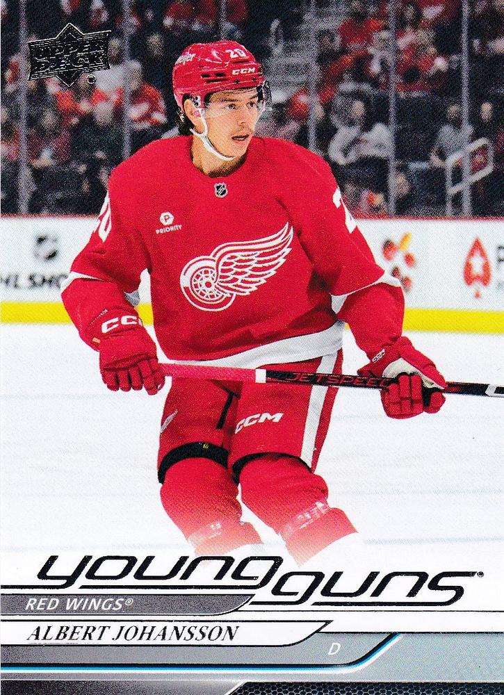 #475 Albert Johansson - Detroit Red Wings - 2024-25 Upper Deck Hockey