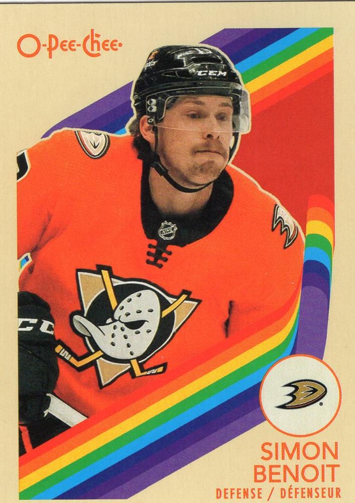 #476 Simon Benoit - Anaheim Ducks - 2023-24 O-Pee-Chee - Retro Hockey
